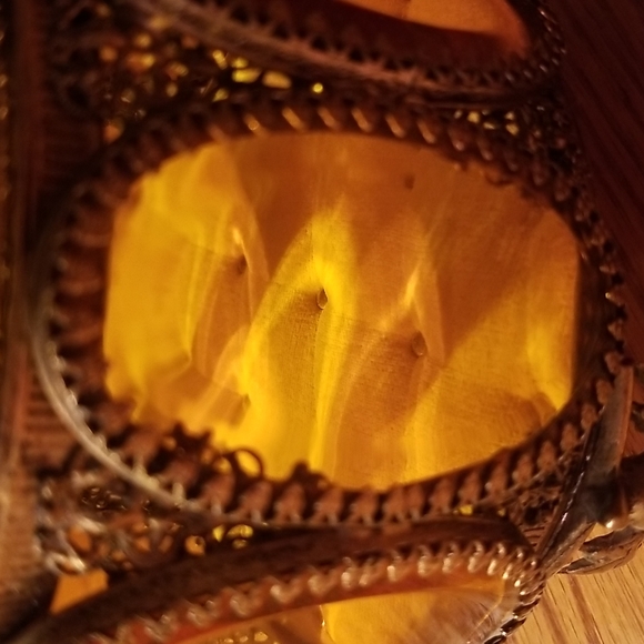 Antique Ormolu Filigree Footed Jewelry Box - Picture 14 of 16